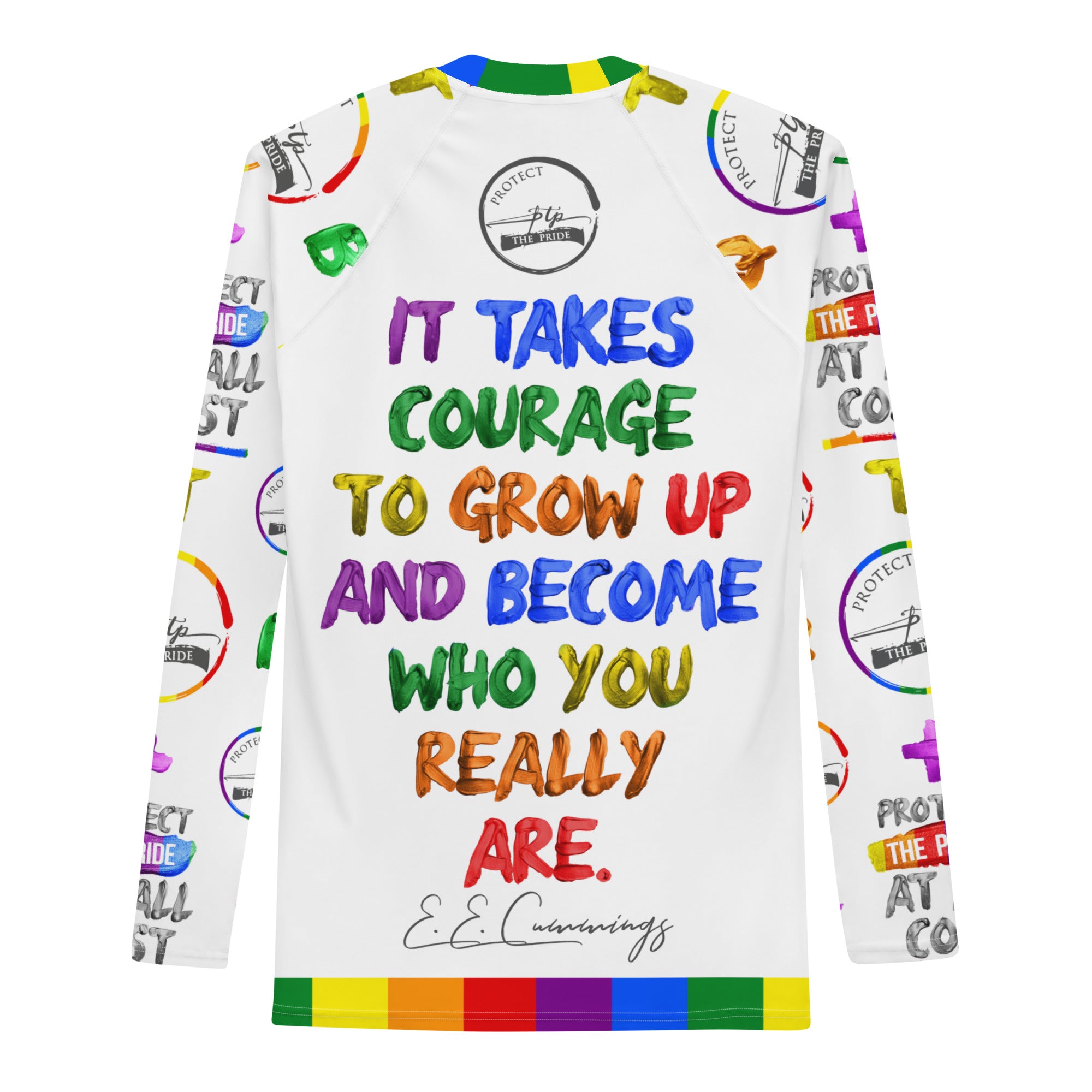 Grizzshopping Rainbow Rays Lgbt Pride Print Men's Golf Shirts