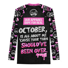 Load image into Gallery viewer, Slimin You Out Pink PBS Men&#39;s Rash Guard
