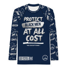 Load image into Gallery viewer, 7 SINS Navy Out PBM Men&#39;s Rash Guard
