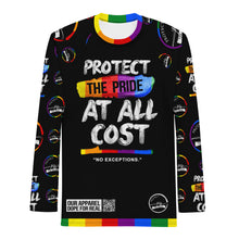 Load image into Gallery viewer, Rainbow Black Out PTP Men&#39;s Rash Guard
