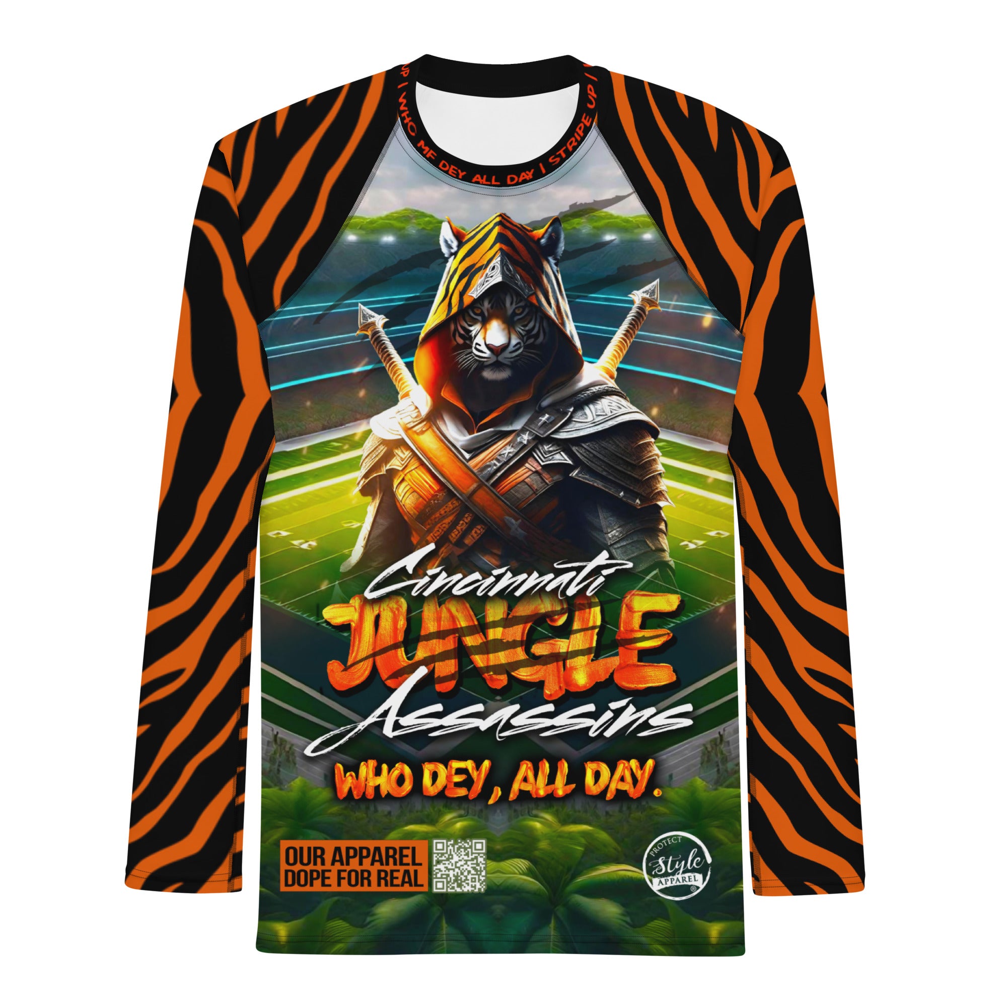 Cincinnati Jungle Assassins PSA Men's Rash Guard