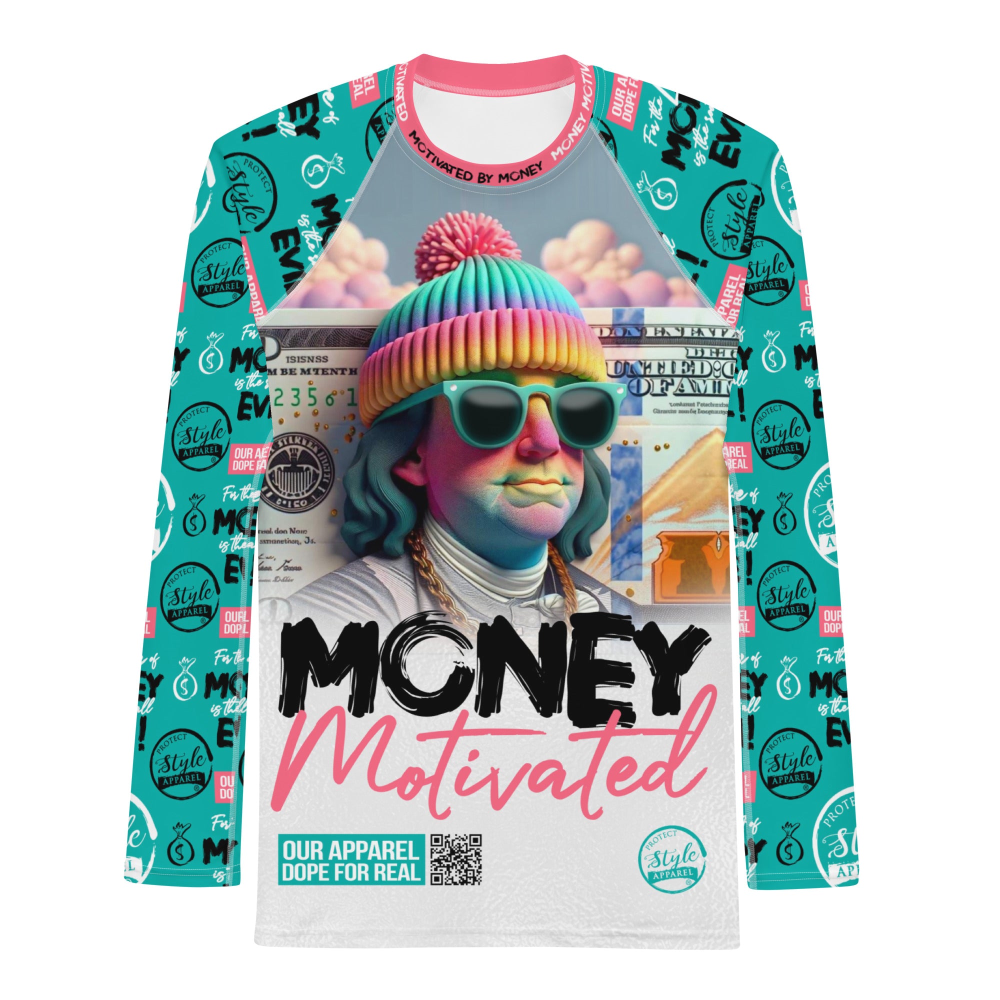 Money Motivated PSA Men's Rash Guard