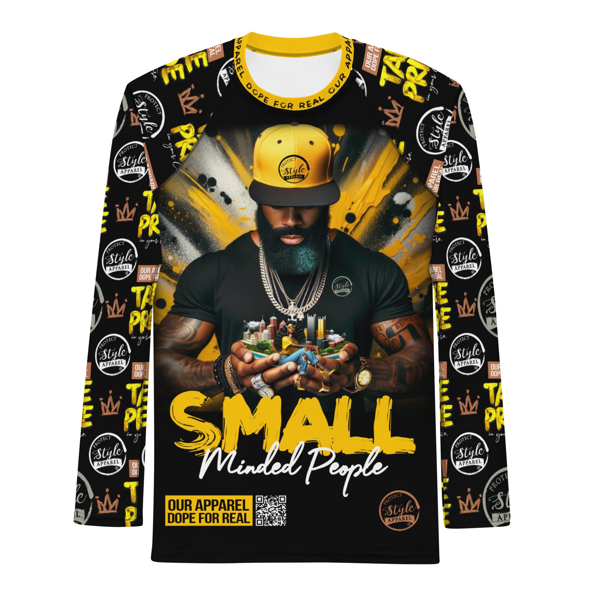 Small Minded People PSA Men's Rash Guard