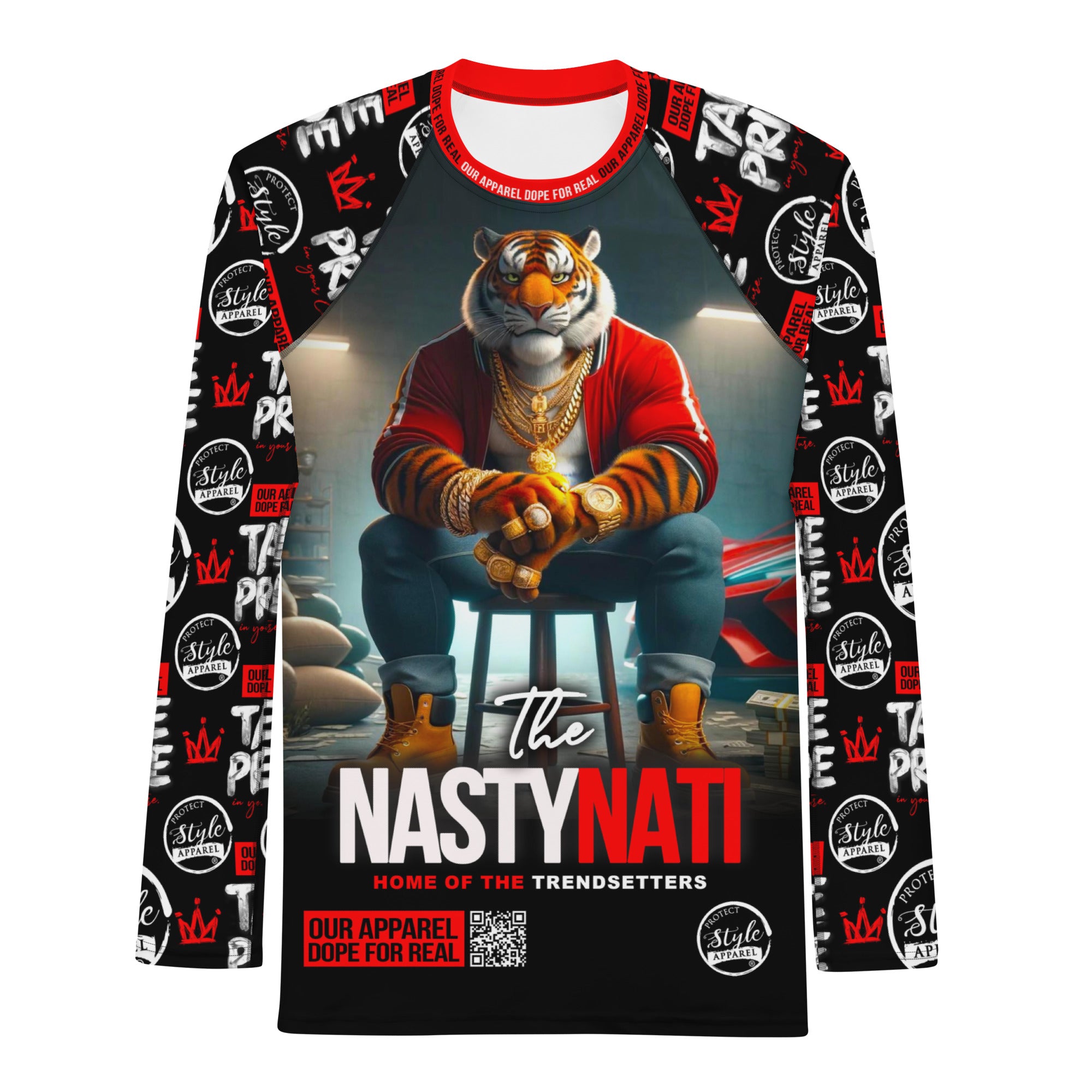 Nasty Nati PSA Men's Rash Guard