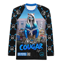 Load image into Gallery viewer, Clark Female Cougar Life PBK Men&#39;s Rash Guard
