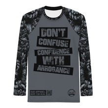 Load image into Gallery viewer, Confidence (Slate Gray/Black) PBM Men&#39;s Rash Guard
