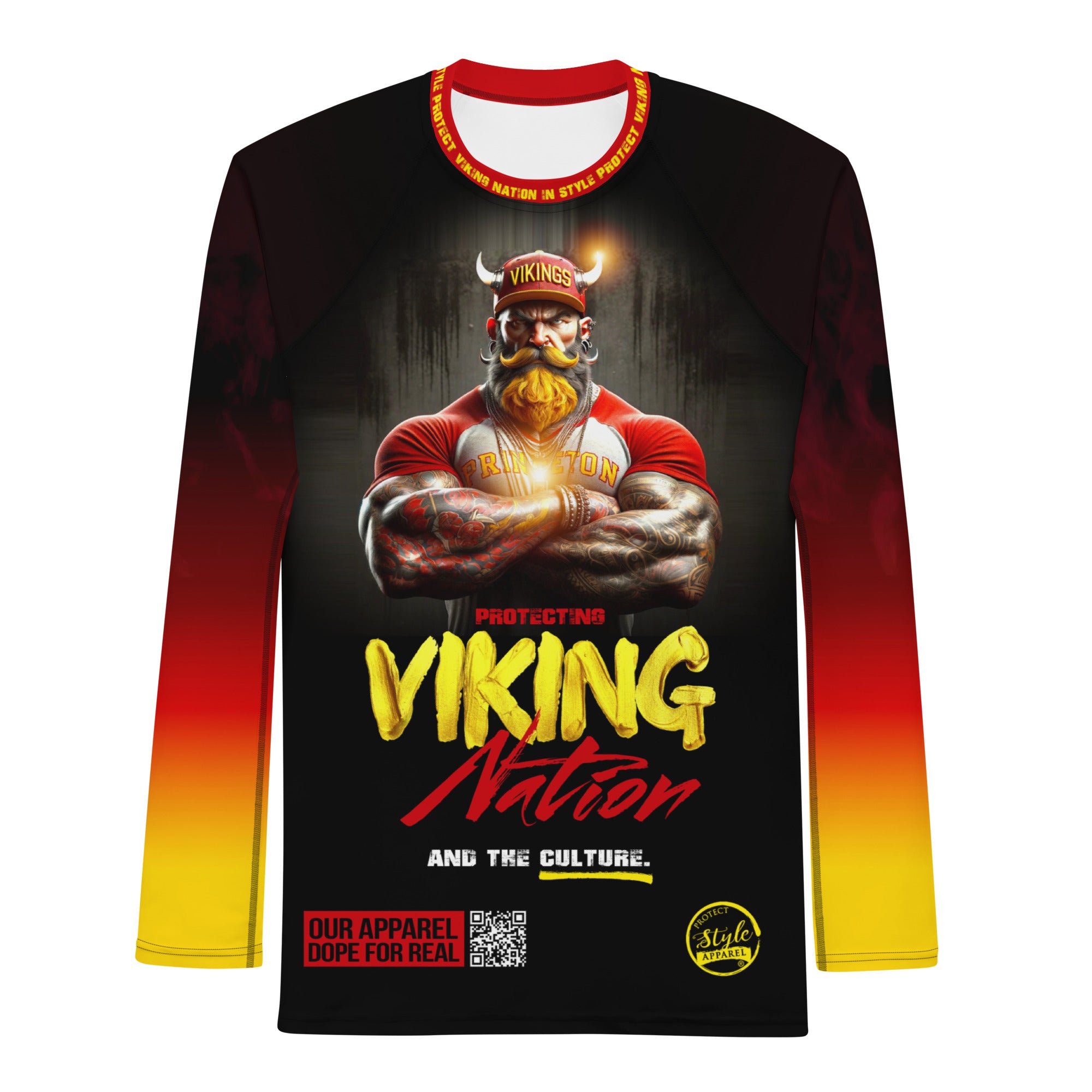 Protect Viking Nation (Princeton) Men's Rash Guard