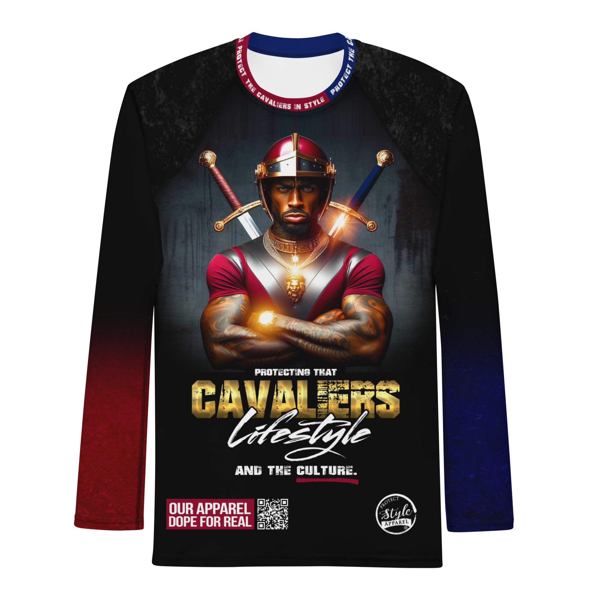 Protect The Cavaliers (Purcell) Men's Rash Guard