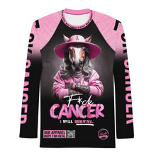 Load image into Gallery viewer, Beat Cancer (Horse) Men&#39;s Rash Guard
