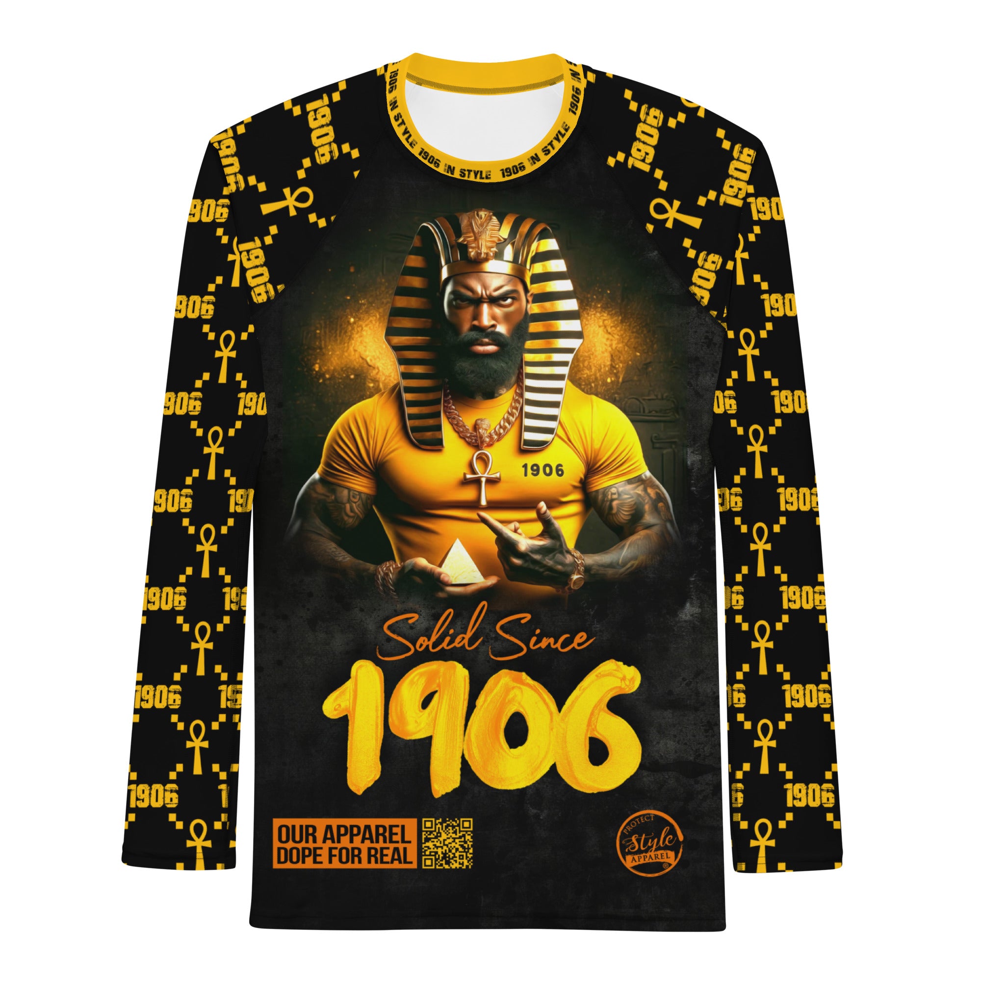 Solid Since 1906 (Pattern) Men's Rash Guard