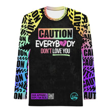 Load image into Gallery viewer, Caution PBS (Rainbow) Men&#39;s Rash Guard
