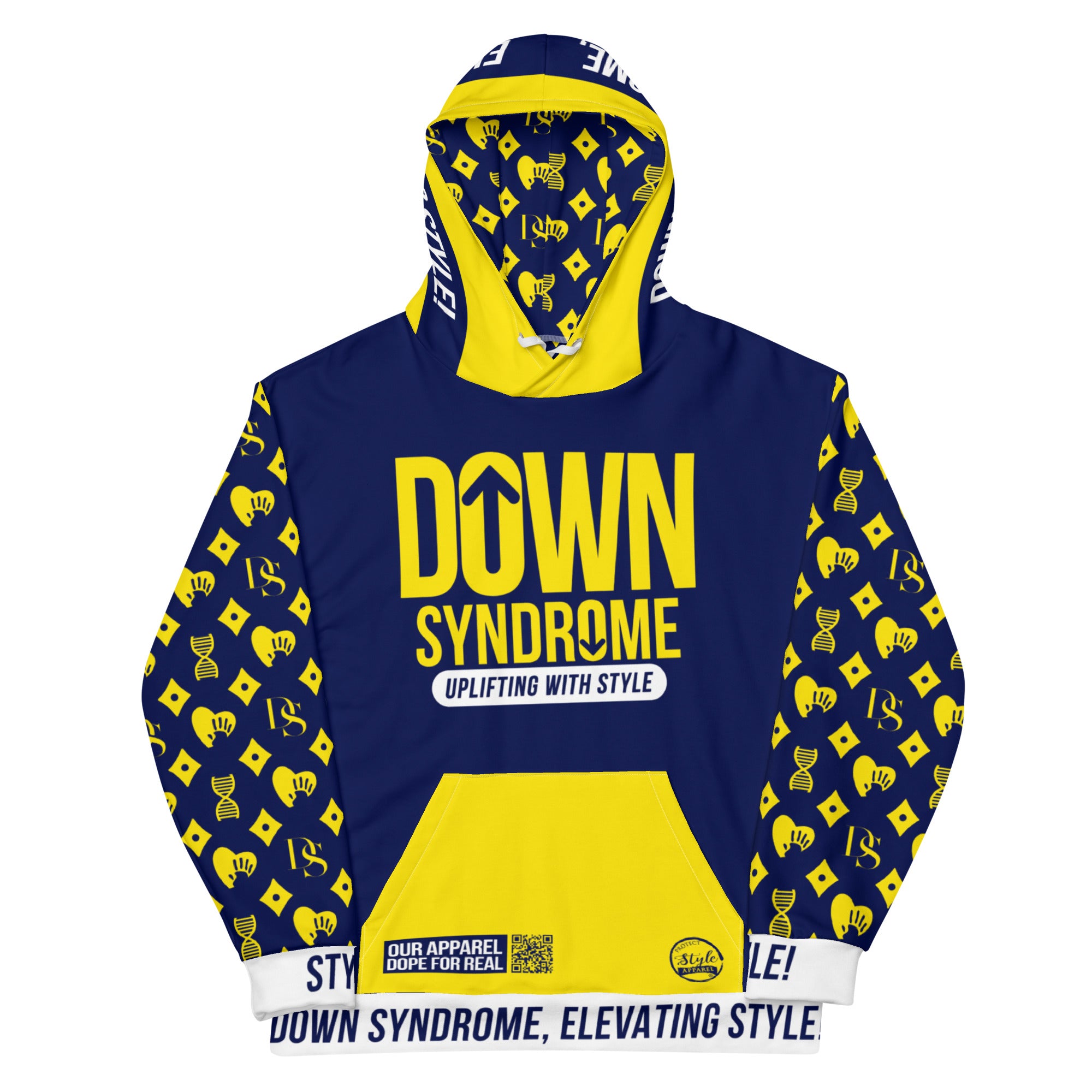 Down Syndrome Uplifting Style Unisex Hoodie