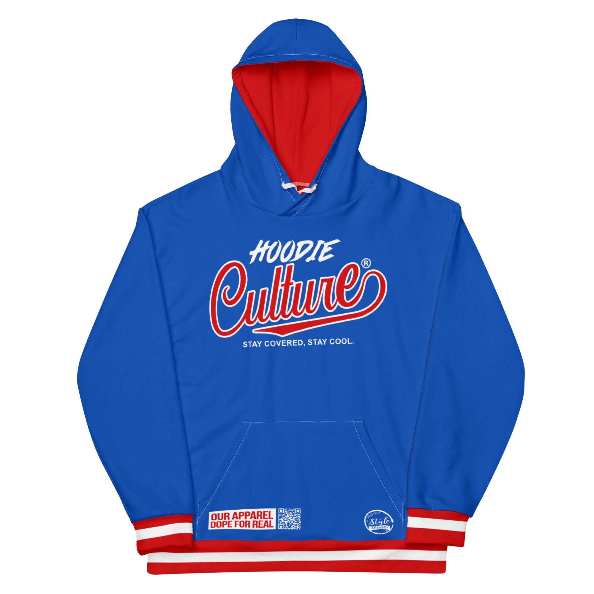 Hoodie Culture Red, White, Blue Unisex Hoodie