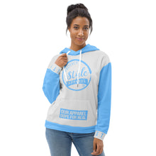 Load image into Gallery viewer, PSA Logo Powder Blue/Gray Unisex Hoodie
