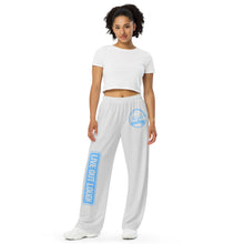 Load image into Gallery viewer, PSA Logo Powder Blue/Gray unisex wide-leg pants
