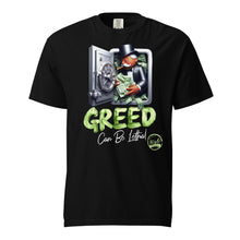 Load image into Gallery viewer, Ebony Greed Unisex garment-dyed heavyweight t-shirt
