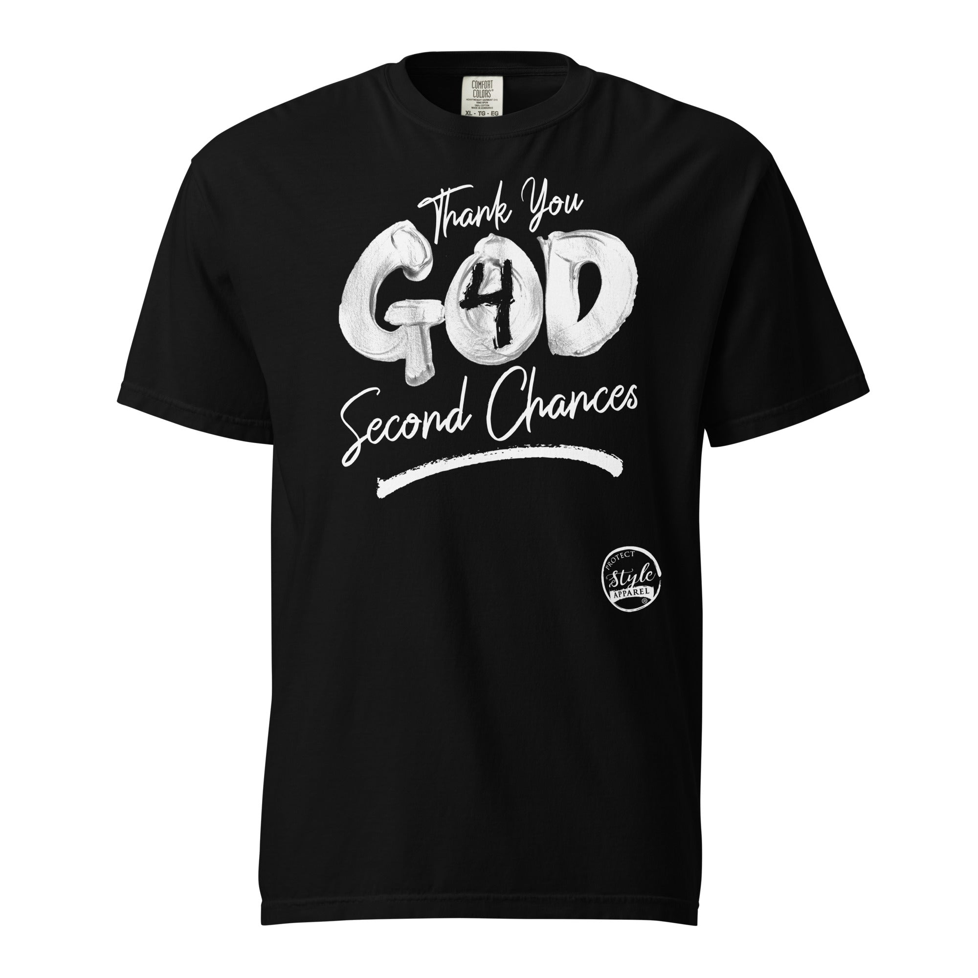 Thank You God (Chrome) Unisex garment-dyed heavyweight t-shirt