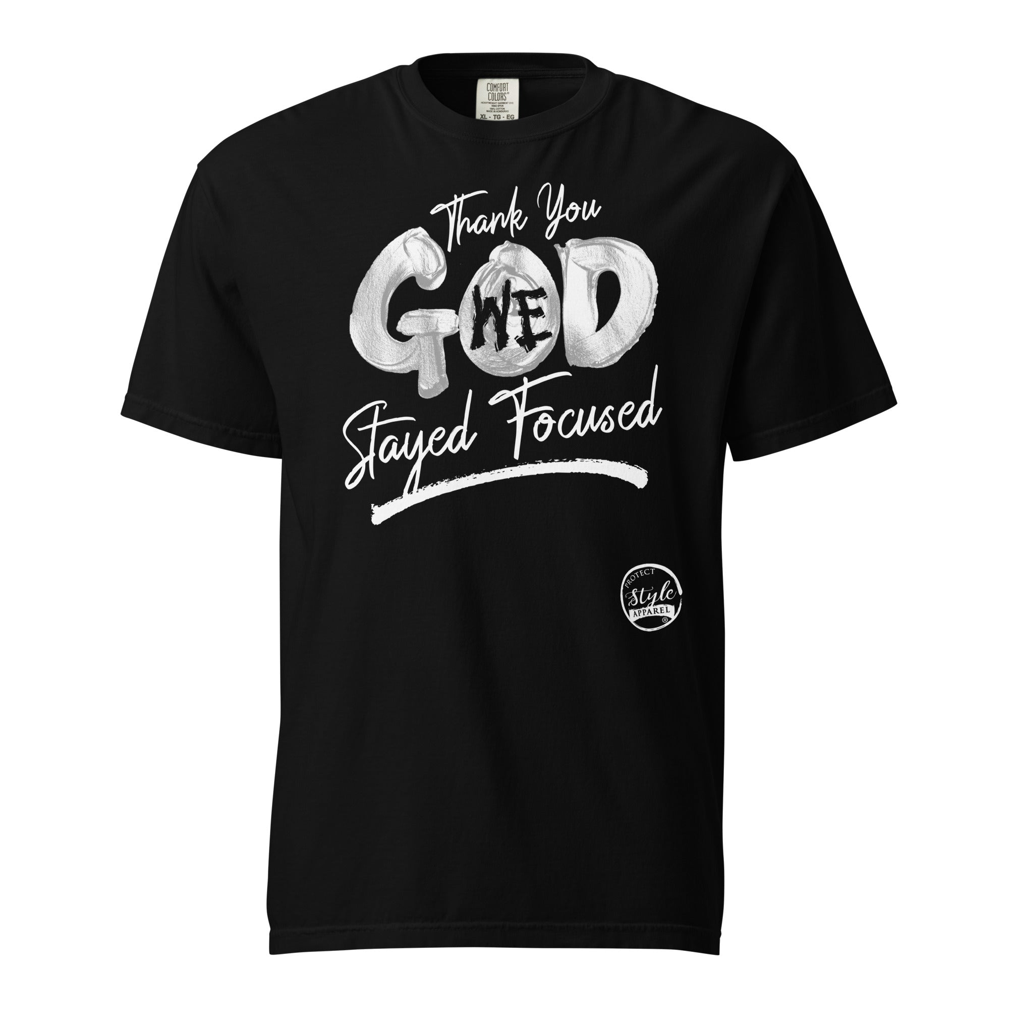 Thank You God We (Chrome) Unisex garment-dyed heavyweight t-shirt