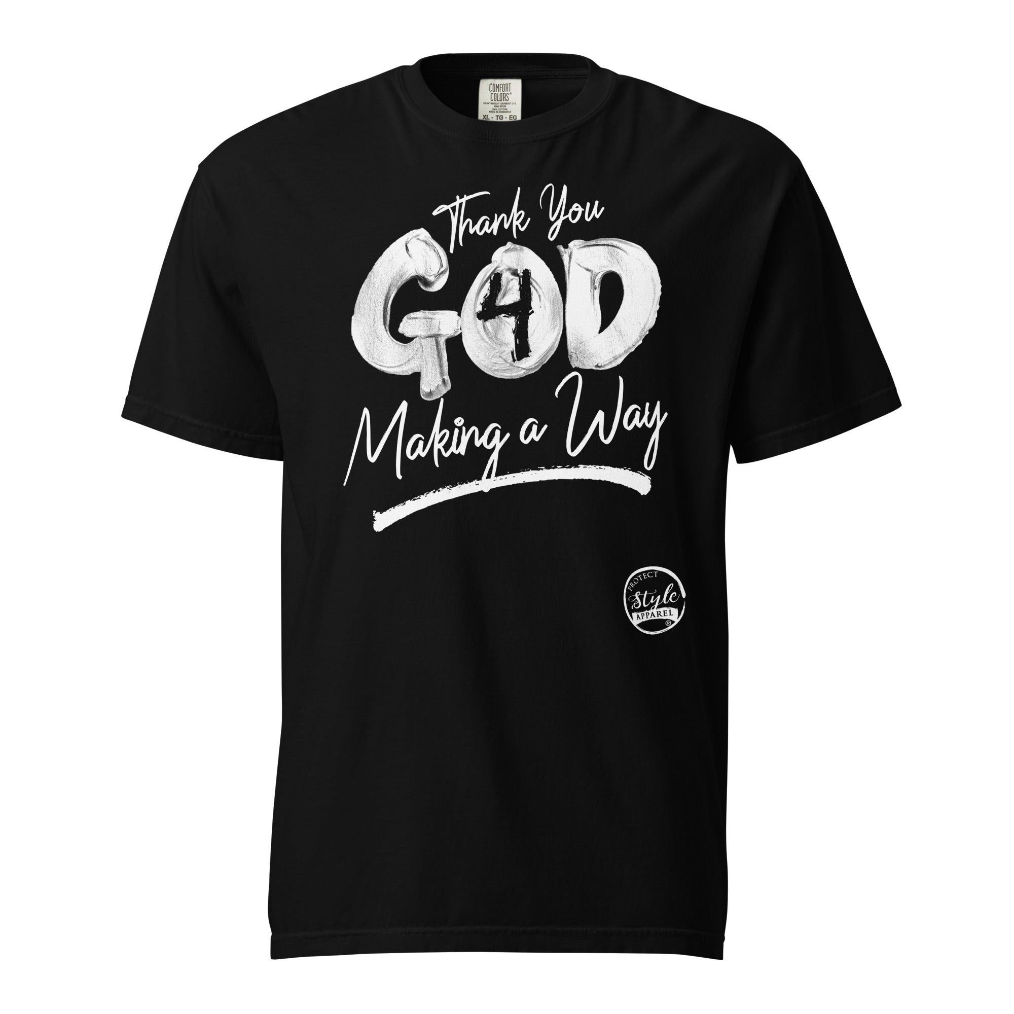 Thank You God 4 Making (Chrome) Unisex garment-dyed heavyweight t-shirt