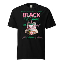 Load image into Gallery viewer, Black Women for Kamala (Year) Unisex garment-dyed heavyweight t-shirt
