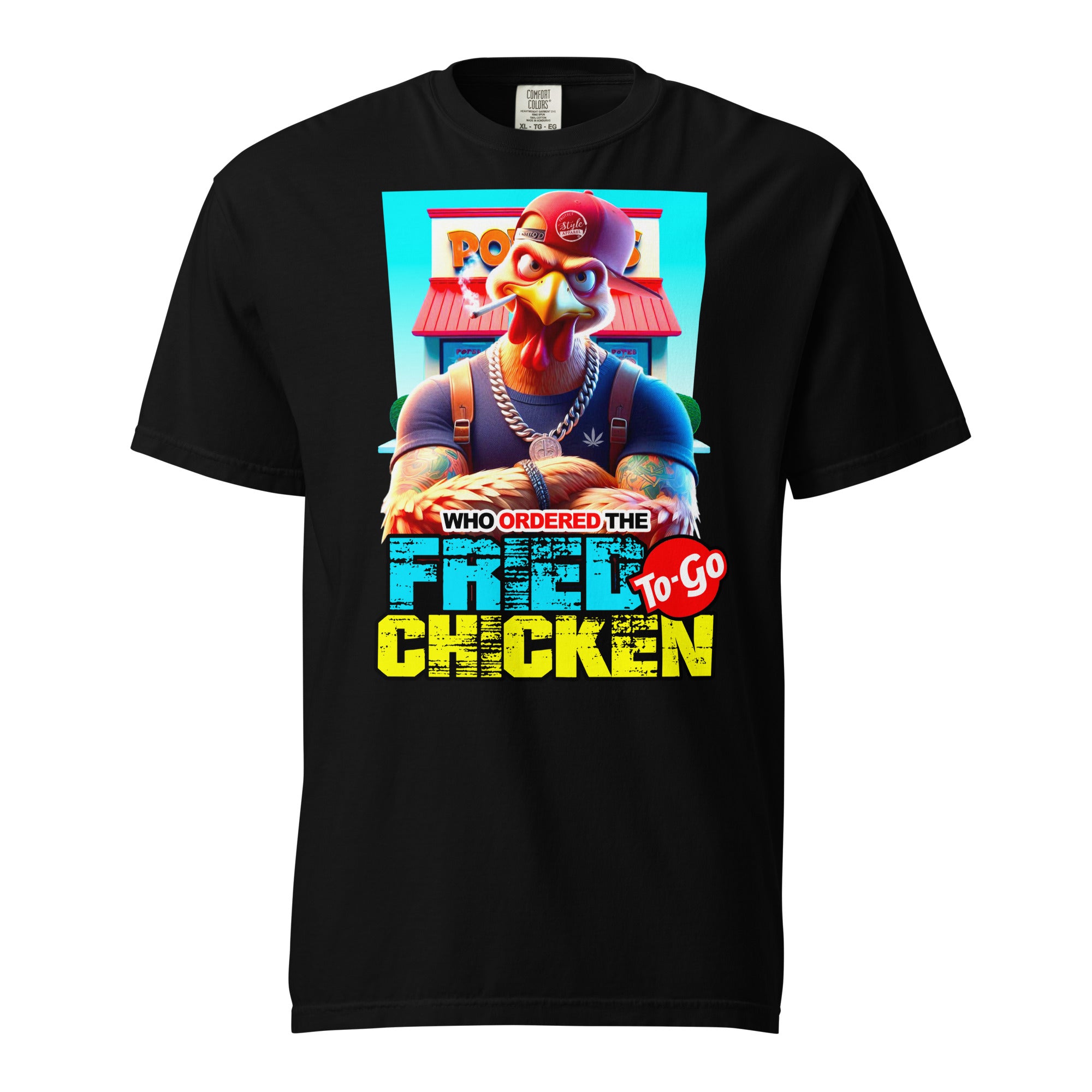 Fried Chicken Unisex garment-dyed heavyweight t-shirt