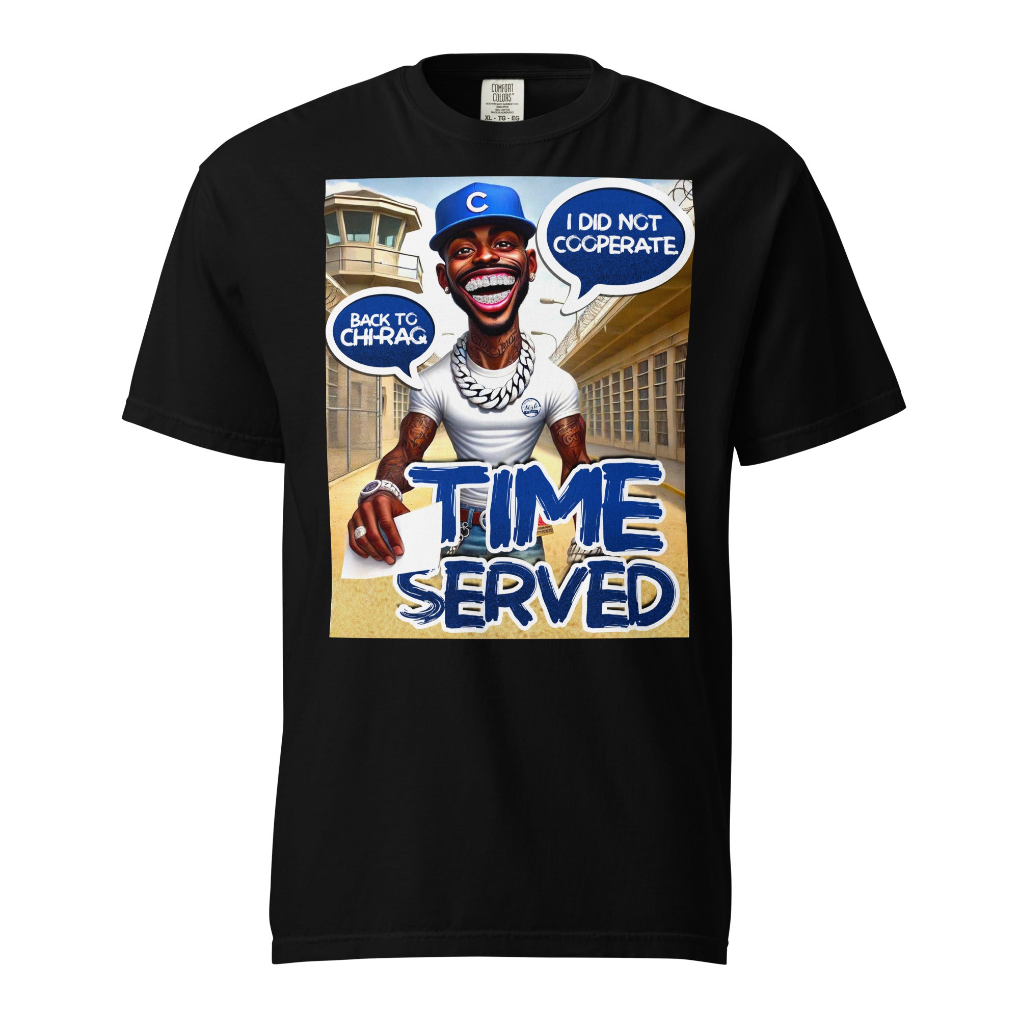 Time Served Unisex garment-dyed heavyweight t-shirt