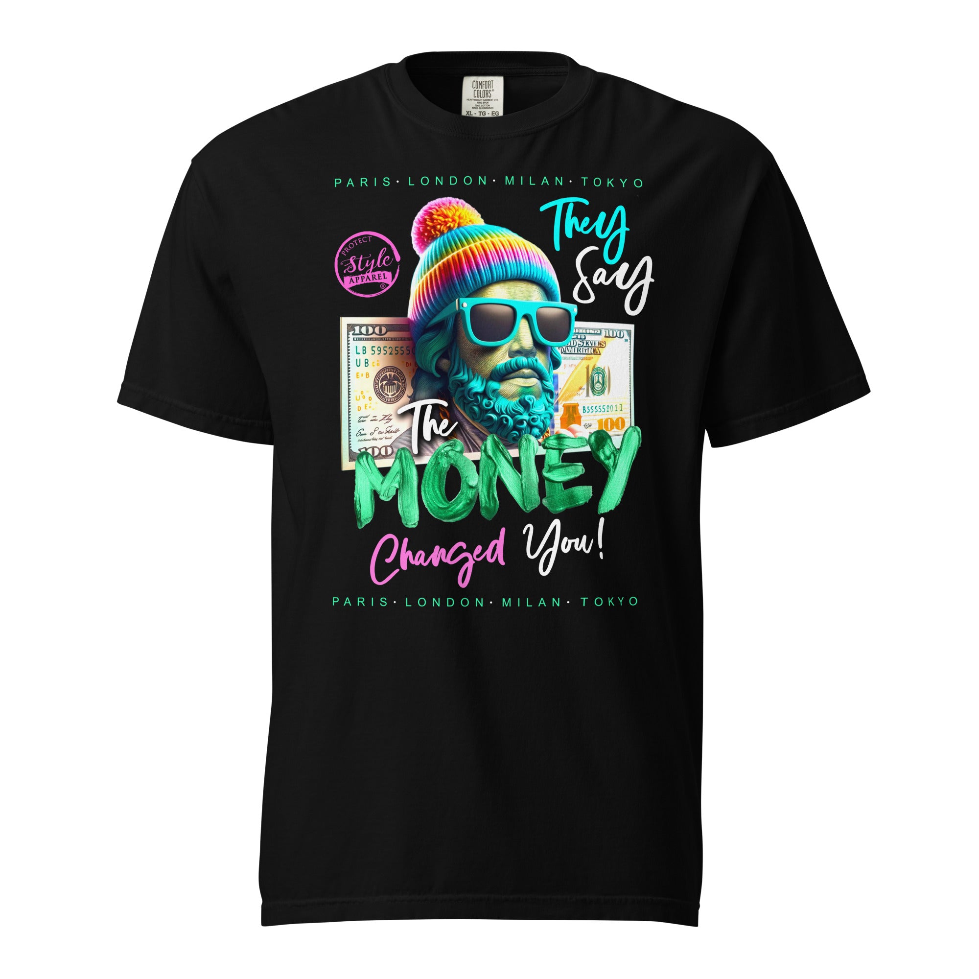 Money Changed You Unisex garment-dyed heavyweight t-shirt