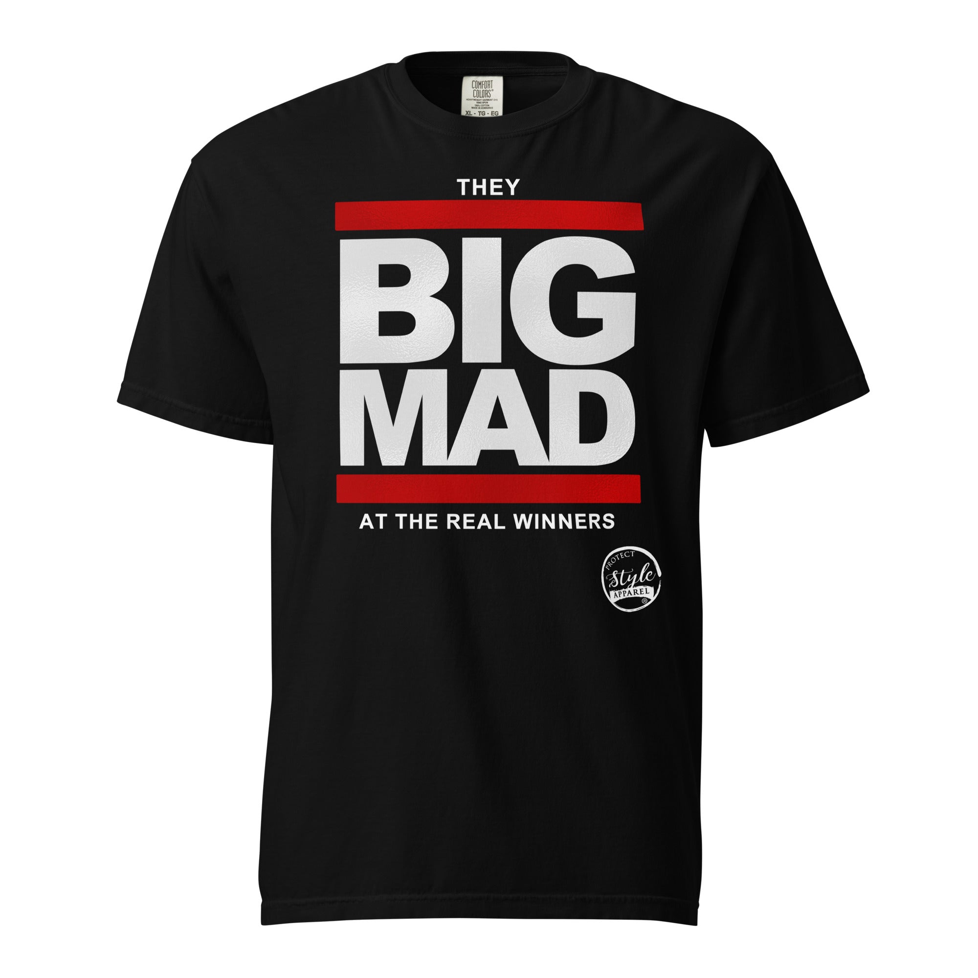 They BIG MAD Unisex garment-dyed heavyweight t-shirt