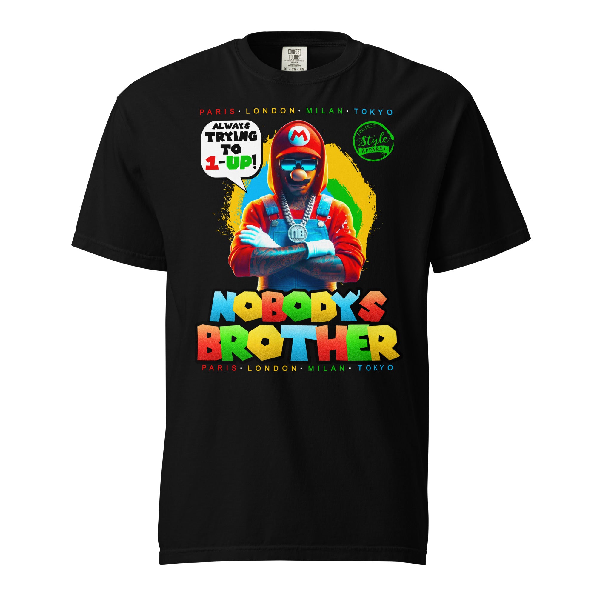 Nobody's Brother Unisex garment-dyed heavyweight t-shirt