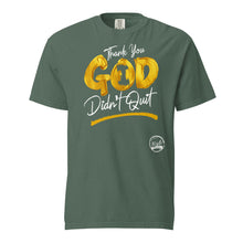 Load image into Gallery viewer, Thank You God I (Gold &amp; White) Unisex garment-dyed heavyweight t-shirt
