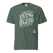 Load image into Gallery viewer, Bond Hill Living Legend Unisex garment-dyed heavyweight t-shirt
