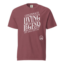 Load image into Gallery viewer, Cincinnati Living Legend Unisex garment-dyed heavyweight t-shirt
