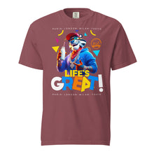 Load image into Gallery viewer, Life&#39;s Great Retro Unisex garment-dyed heavyweight t-shirt
