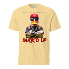 Load image into Gallery viewer, Duck&#39;d Up (Light) Unisex garment-dyed heavyweight t-shirt
