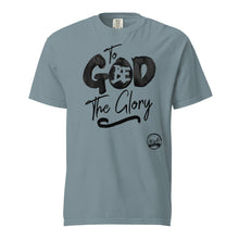 Load image into Gallery viewer, To God Be (Black) Unisex garment-dyed heavyweight t-shirt
