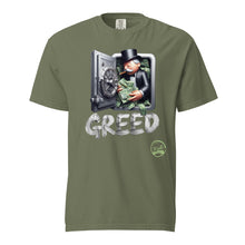 Load image into Gallery viewer, Greed Unisex garment-dyed heavyweight t-shirt
