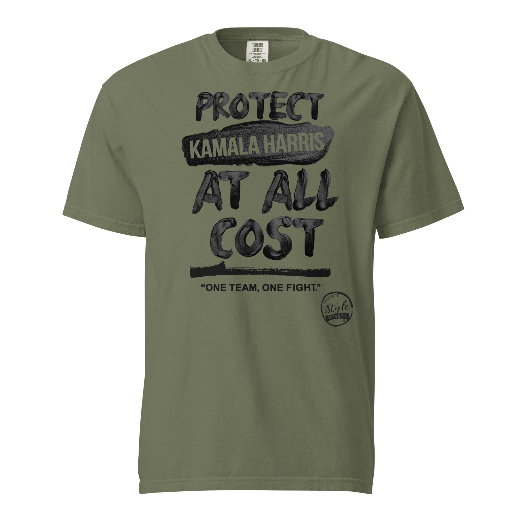 Protect Kamala K (Black) Unisex garment-dyed heavyweight t-shirt