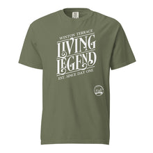 Load image into Gallery viewer, Winton Terrace Living Legend Unisex garment-dyed heavyweight t-shirt
