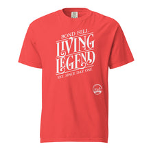 Load image into Gallery viewer, Bond Hill Living Legend Unisex garment-dyed heavyweight t-shirt
