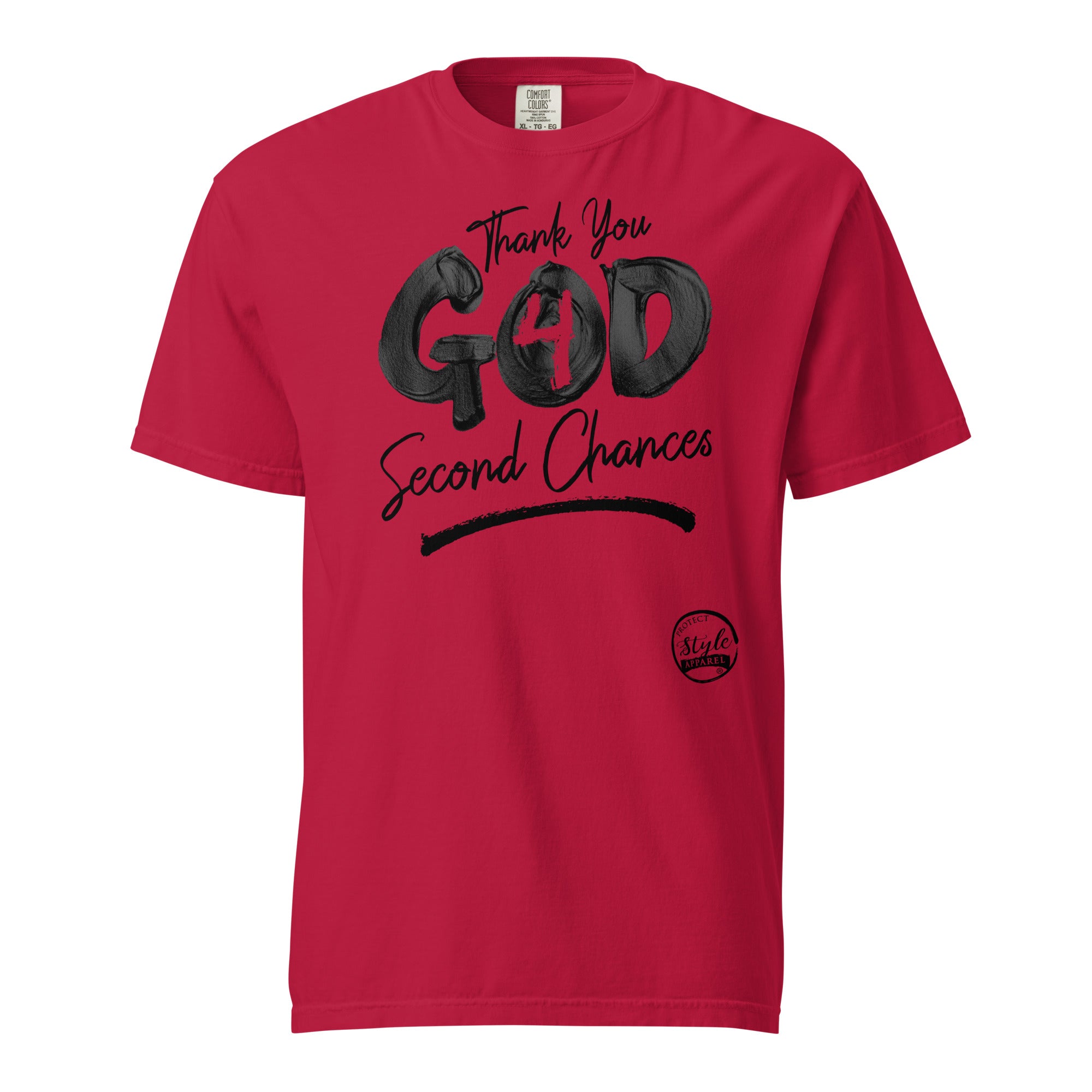 Thank You God (Black) Unisex garment-dyed heavyweight t-shirt