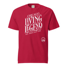 Load image into Gallery viewer, Chicago Living Legend Unisex garment-dyed heavyweight t-shirt
