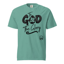 Load image into Gallery viewer, To God Be (Black) Unisex garment-dyed heavyweight t-shirt
