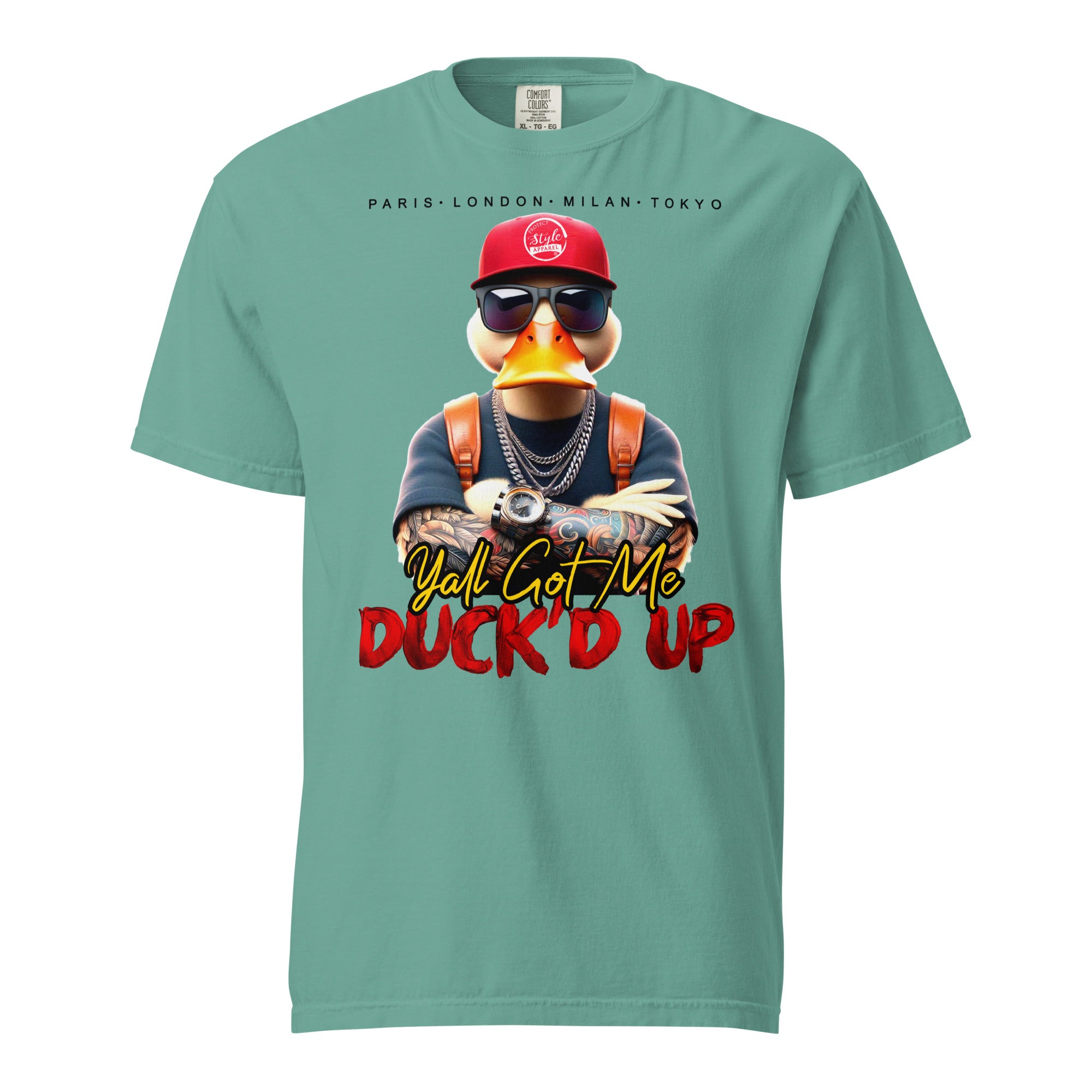 Duck'd Up (Light) Unisex garment-dyed heavyweight t-shirt