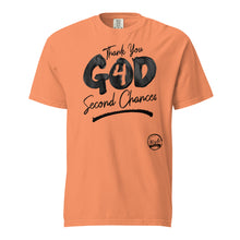 Load image into Gallery viewer, Thank You God (Black) Unisex garment-dyed heavyweight t-shirt
