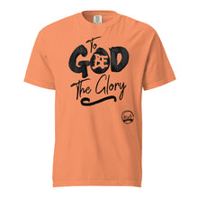 Load image into Gallery viewer, To God Be (Black) Unisex garment-dyed heavyweight t-shirt
