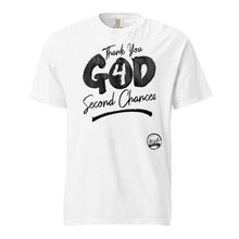 Load image into Gallery viewer, Thank You God (Black) Unisex garment-dyed heavyweight t-shirt
