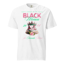 Load image into Gallery viewer, Black Women for Kamala (Year) Unisex garment-dyed heavyweight t-shirt
