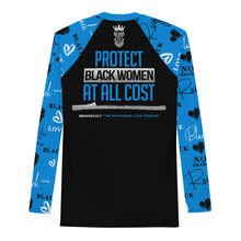 Load image into Gallery viewer, Blue Royalty Beard Cult Men&#39;s Rash Guard
