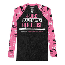 Load image into Gallery viewer, Pink Un-Bothered Beard Cult Men&#39;s Rash Guard
