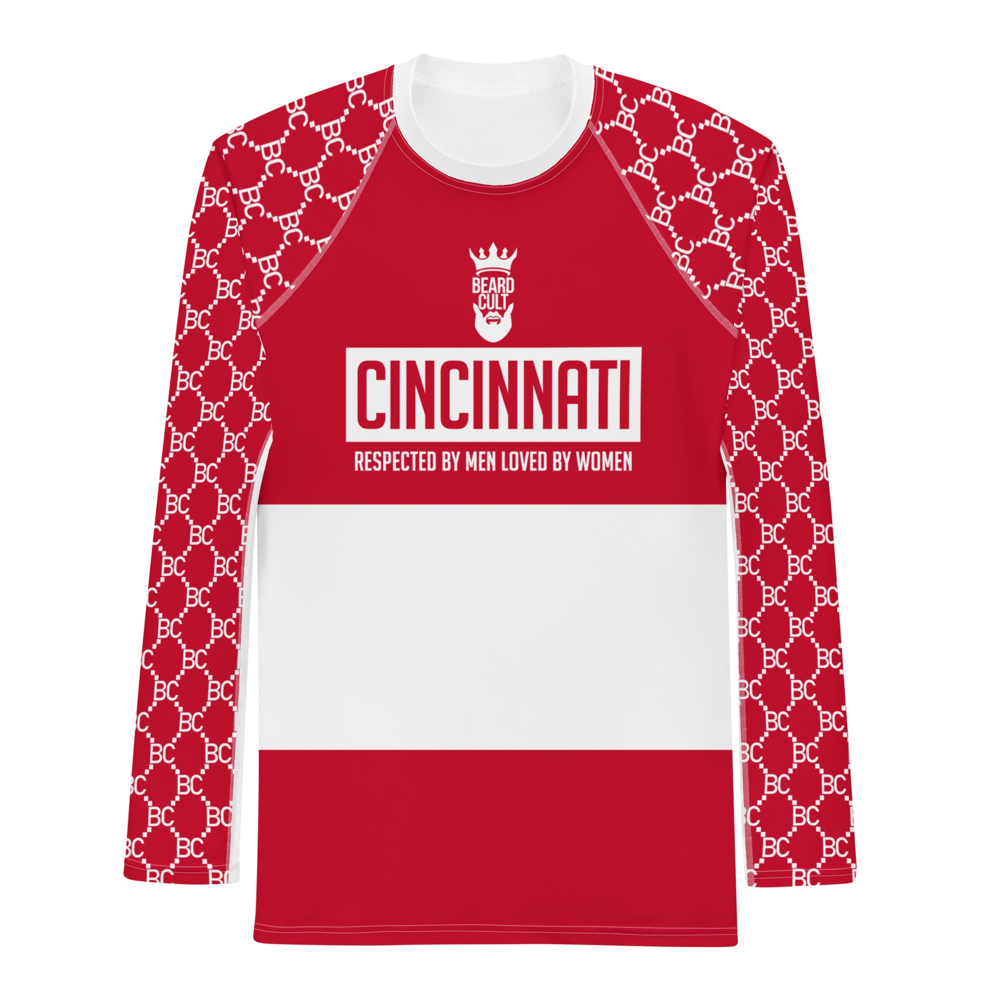 Cincinnati Beard Cult Men's Rash Guard